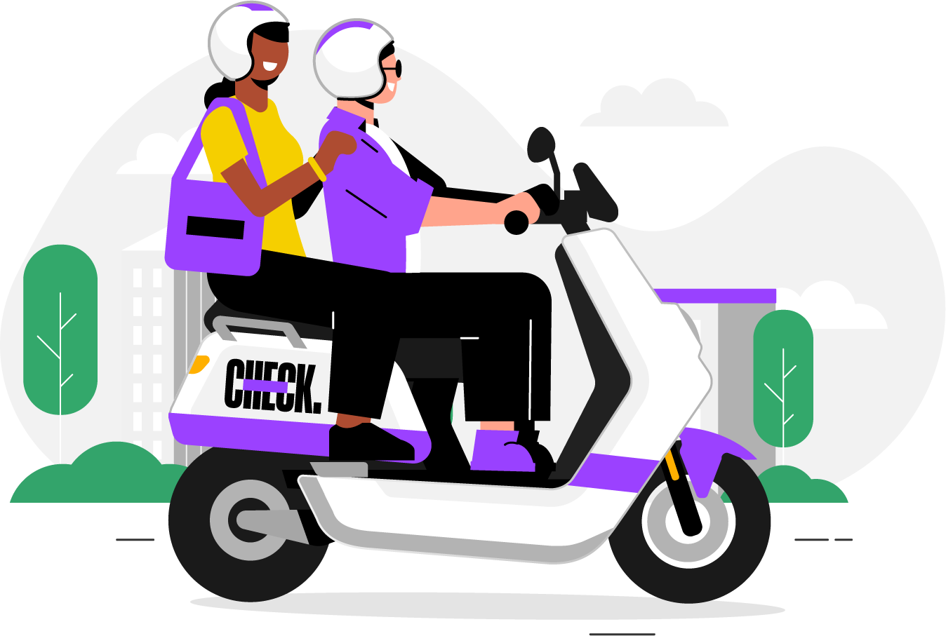 Driving a moped